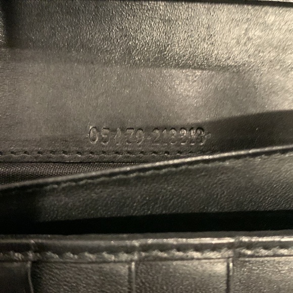 Authentic monogram black Gucci Jackie canvas and leather wallet - Picture 7 of 10